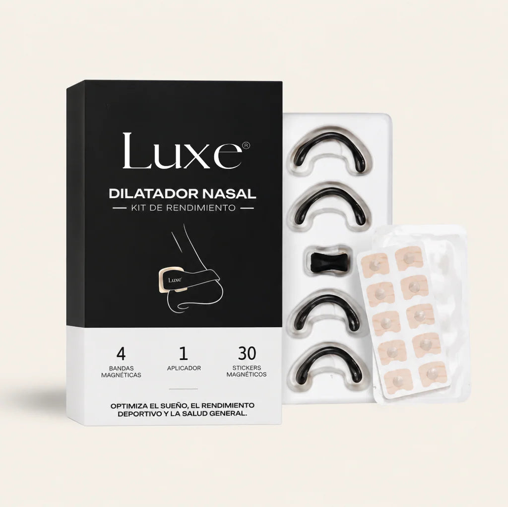 Dilatador Nasal Luxe - Tiras Nasales Magnéticas (4 niveles)