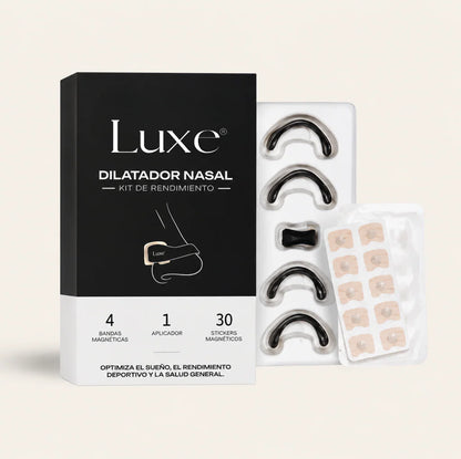 Dilatador Nasal Luxe - Tiras Nasales Magnéticas (4 niveles)