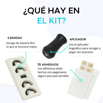 Dilatador Nasal Luxe - Tiras Nasales Magnéticas (4 niveles)