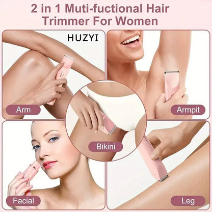 GlowShave - Depiladora 2 en 1 Contra Agua