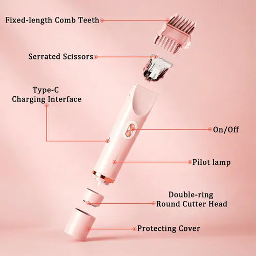 GlowShave - Depiladora 2 en 1 Contra Agua